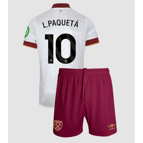 West Ham United Lucas Paqueta #10 Rezervni Dres za djecu 2024-25 Kratak Rukav (+ Kratke hlače)